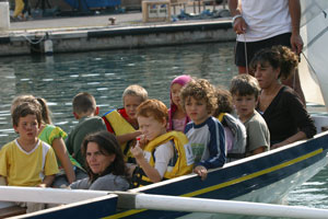 Sport en famille 2006 sur la yole de Villefranche